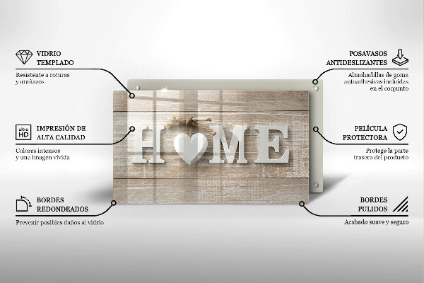 Zaščitna plošča za štedilnik Home