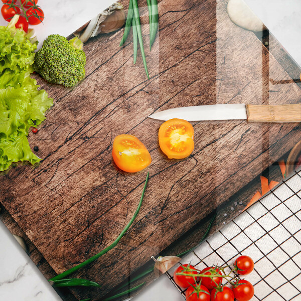 Zaščitna plošča za štedilnik Lesena kuhinjska deska