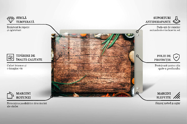 Zaščitna plošča za štedilnik Lesena kuhinjska deska