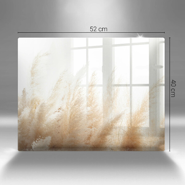 Zaščitna plošča za štedilnik Pampaška trava