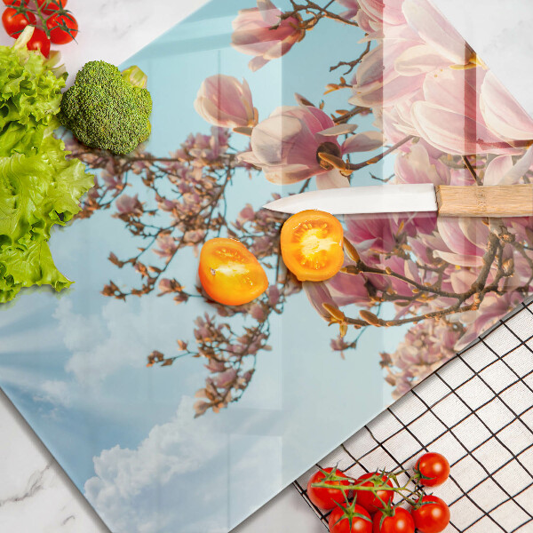 Zaščitna plošča za štedilnik Drevo rožnatih cvetov