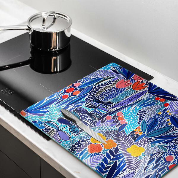 Zaščitna plošča za štedilnik Pobarvan travnik