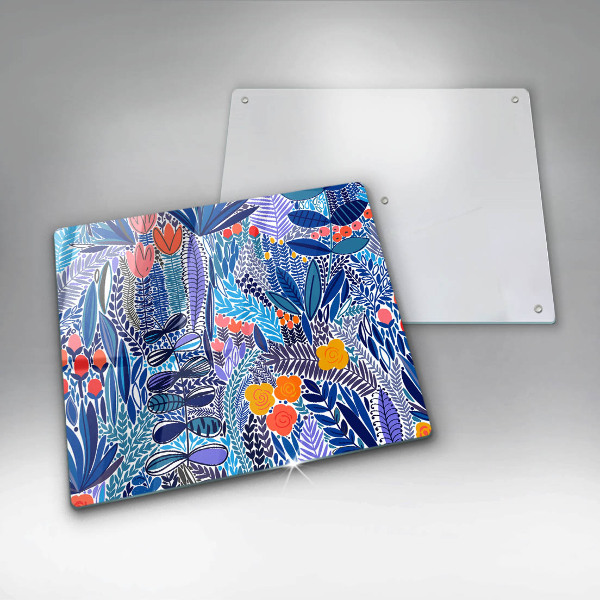 Zaščitna plošča za štedilnik Pobarvan travnik