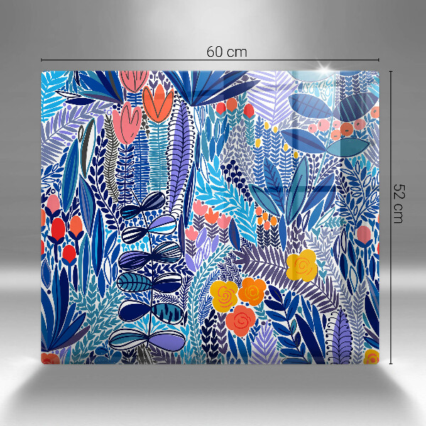 Zaščitna plošča za štedilnik Pobarvan travnik