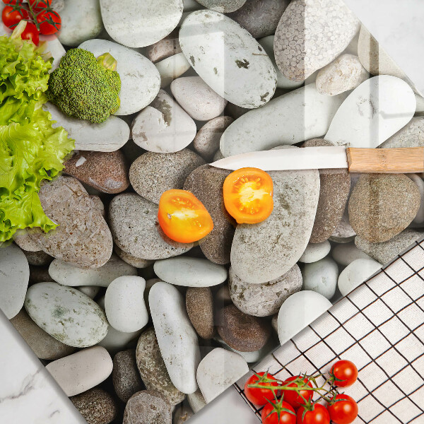 Zaščitna plošča za štedilnik Ozadje majhnih kamnov