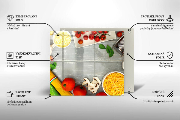 Zaščitna plošča za štedilnik Kuhinjska hrana