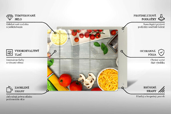 Zaščitna plošča za štedilnik Kuhinjska hrana