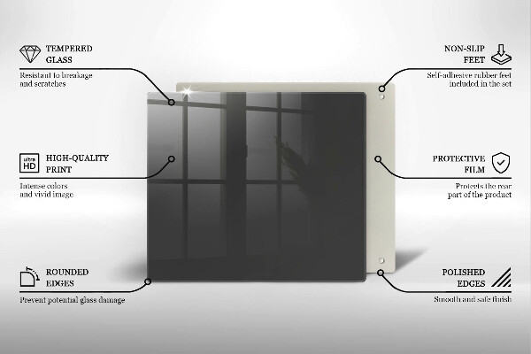 Zaščitna plošča za štedilnik Siva barva