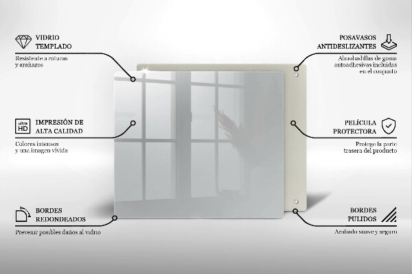 Zaščitna plošča za štedilnik Siva barva