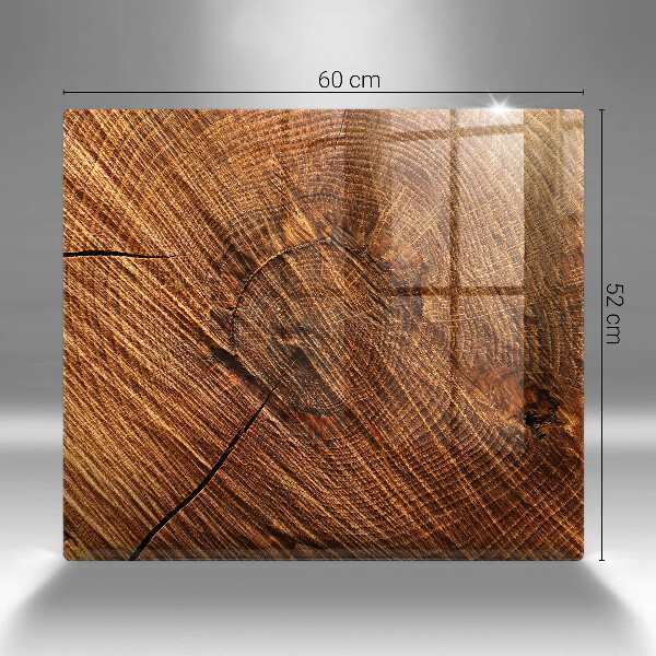 Zaščitna plošča za štedilnik Struktura lesa