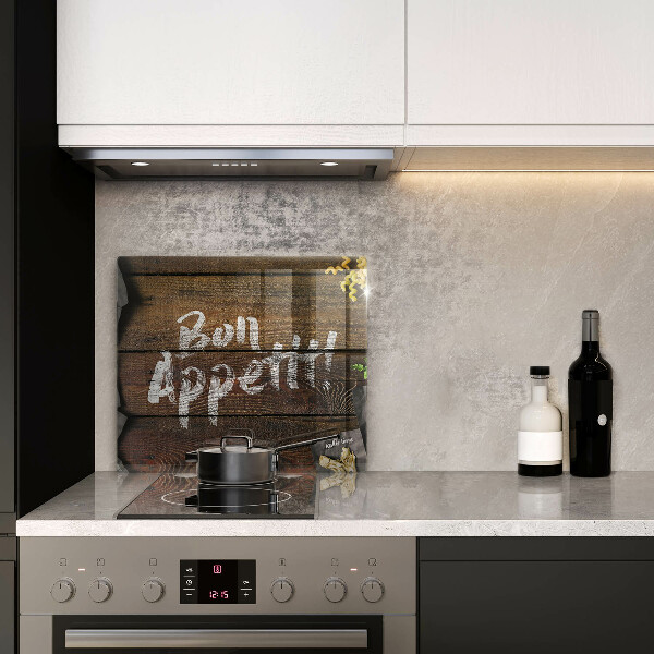 Stenska zaščitna plošča za štedilnik Bon Appetit