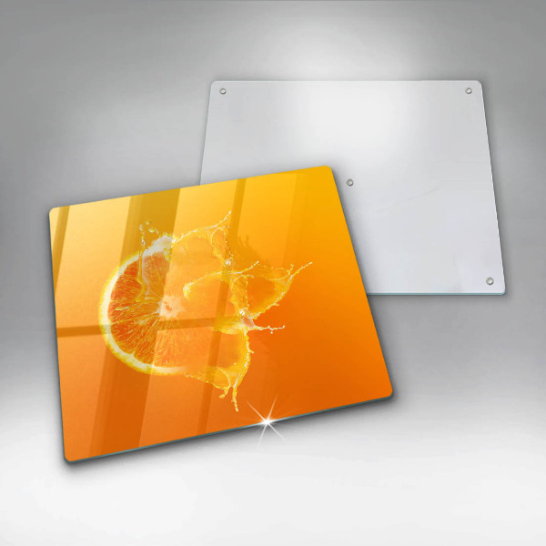 Zaščitna plošča za štedilnik Sočno oranžno sadje