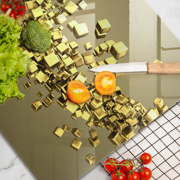 Zaščitna plošča za štedilnik Abstraktna 3D geometrija