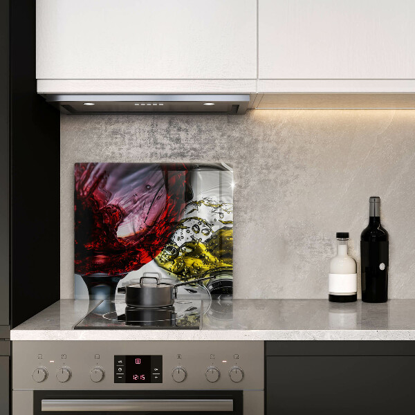 Zaščitna plošča za štedilnik Kozarci vina