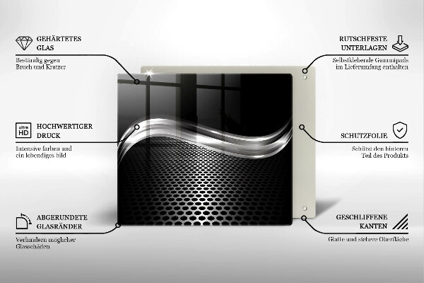 Zaščitna plošča za štedilnik Kovinska konstrukcija