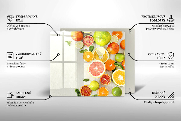 Zaščitna plošča za štedilnik Citrusi