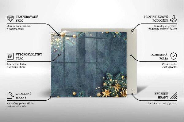 Zaščitna plošča za štedilnik božični okraski