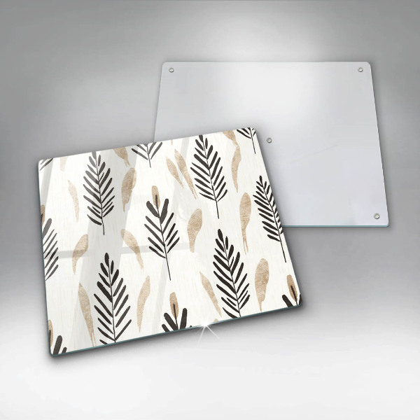 Zaščitna plošča za štedilnik Boho rastline