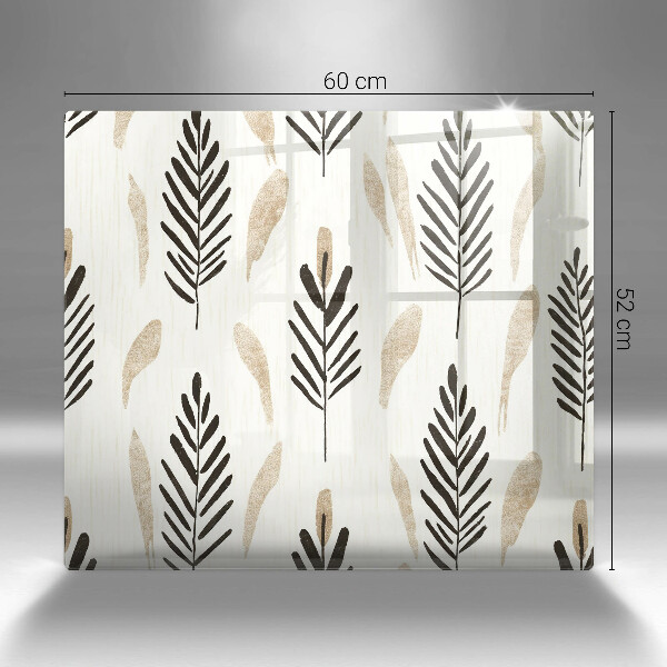 Zaščitna plošča za štedilnik Boho rastline