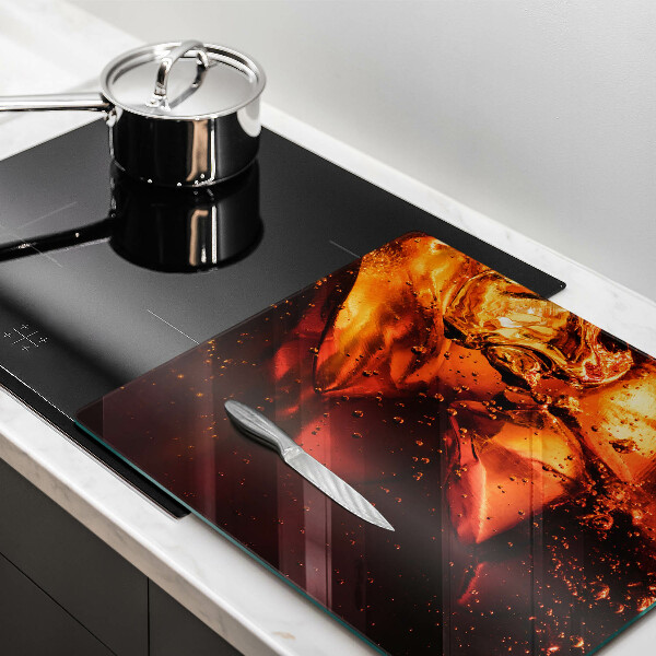 Zaščitna plošča za štedilnik Cola pijača z ledom