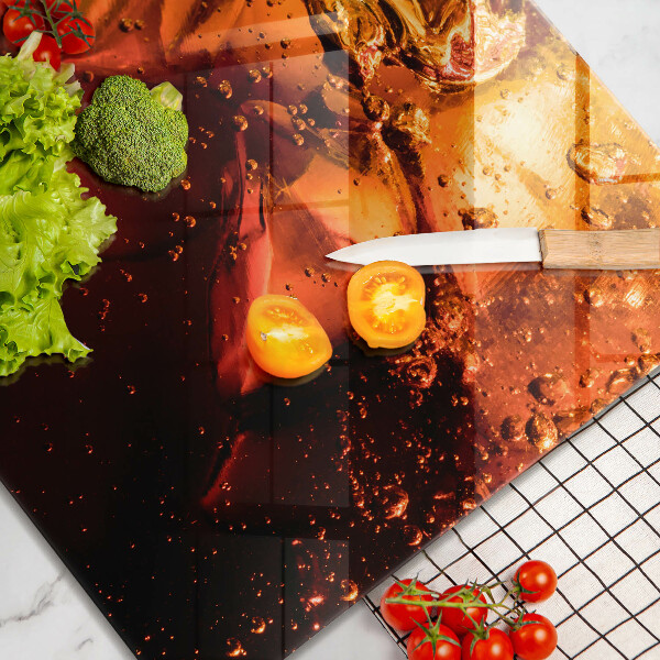 Zaščitna plošča za štedilnik Cola pijača z ledom