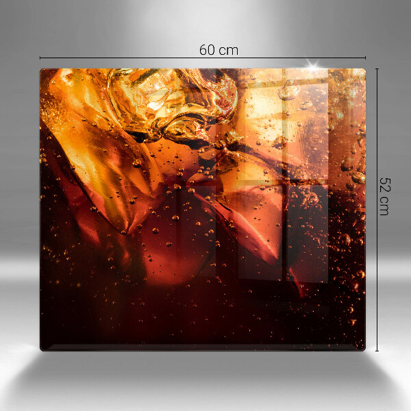 Zaščitna plošča za štedilnik Cola pijača z ledom