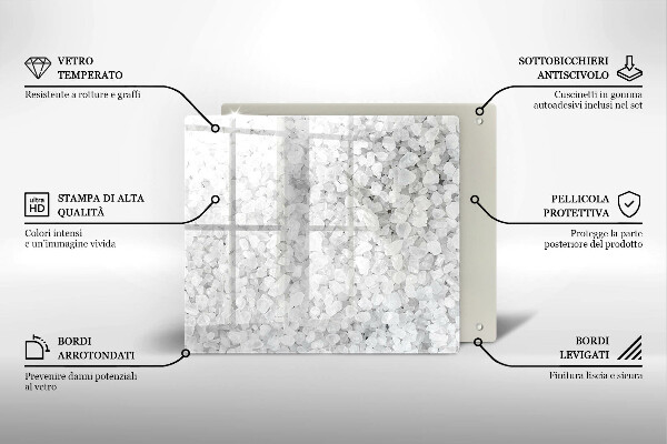 Zaščitna plošča za štedilnik Kristali soli