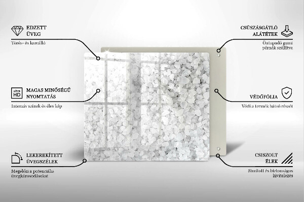 Zaščitna plošča za štedilnik Kristali soli