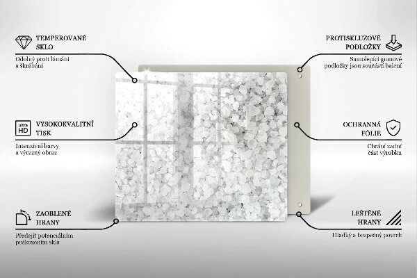 Zaščitna plošča za štedilnik Kristali soli