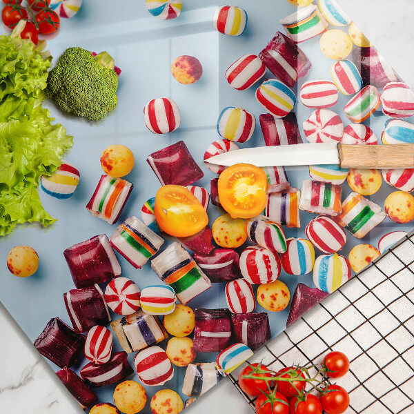 Zaščitna plošča za štedilnik Pisani bonboni