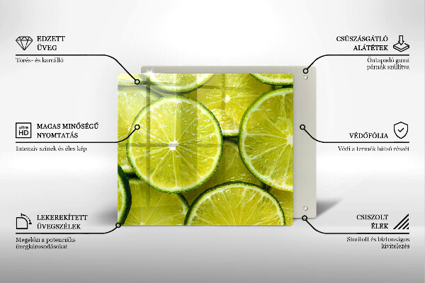 Zaščitna plošča za štedilnik Rezine limete