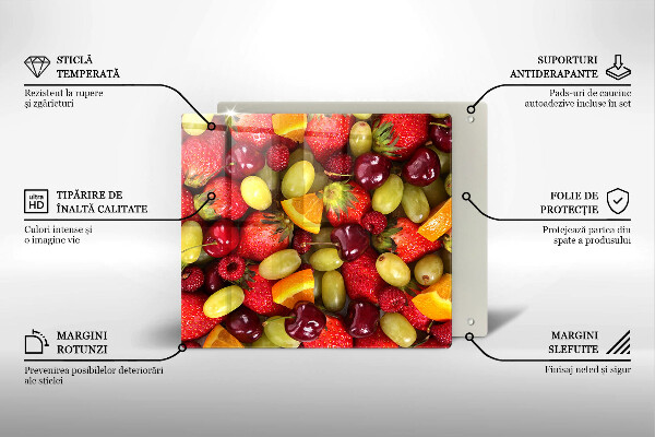 Zaščitna plošča za štedilnik Poletno sadje