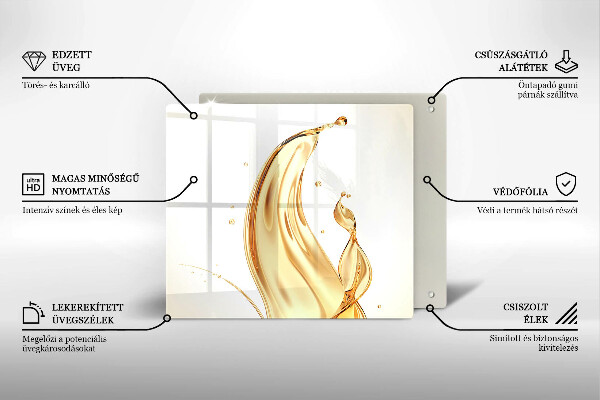 Zaščitna plošča za štedilnik olivno olje