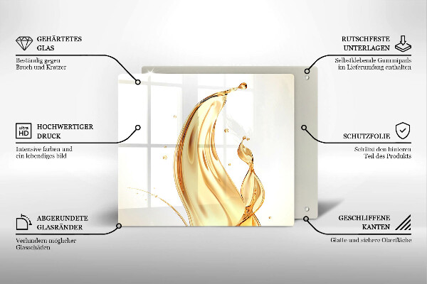 Zaščitna plošča za štedilnik olivno olje