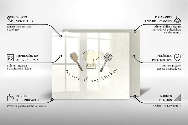 Zaščitna plošča za štedilnik Master of the Kitchen