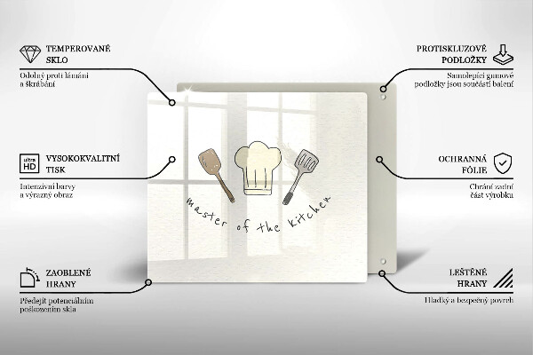 Zaščitna plošča za štedilnik Master of the Kitchen