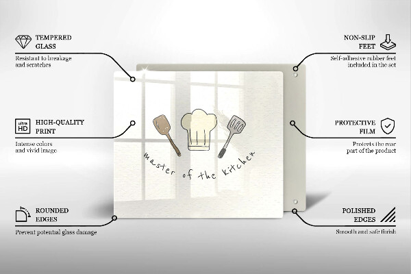 Zaščitna plošča za štedilnik Master of the Kitchen