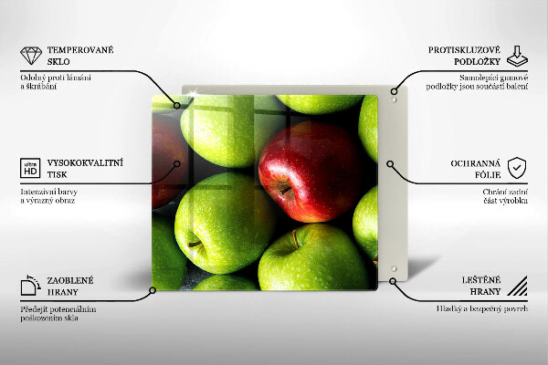Zaščitna plošča za štedilnik Sočna jabolka