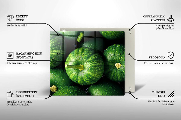Zaščitna plošča za štedilnik Zelene buče