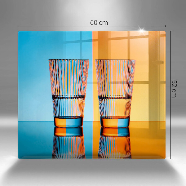 Zaščitna plošča za štedilnik Dva kozarca vode