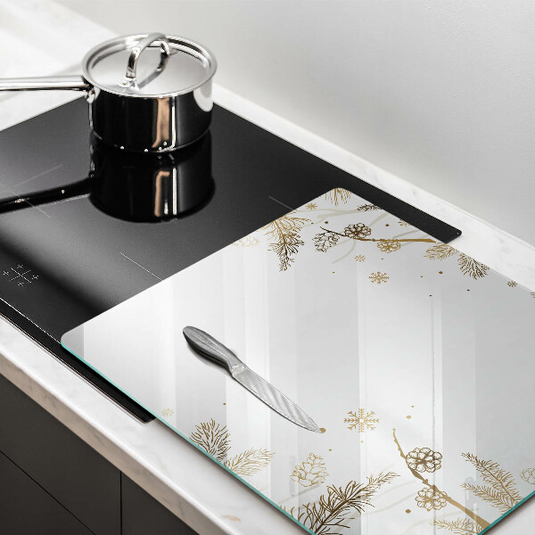 Zaščitna plošča za štedilnik Zimski okraski