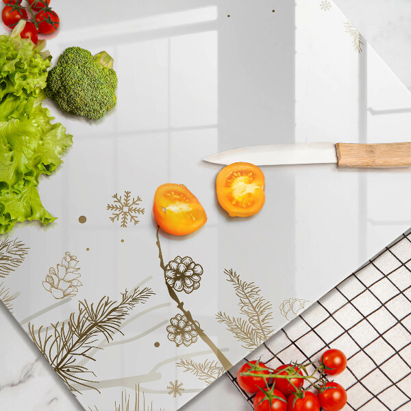 Zaščitna plošča za štedilnik Zimski okraski