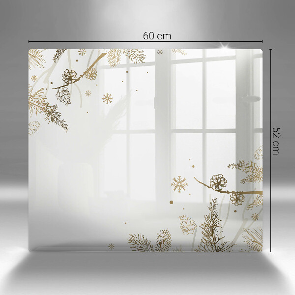 Zaščitna plošča za štedilnik Zimski okraski