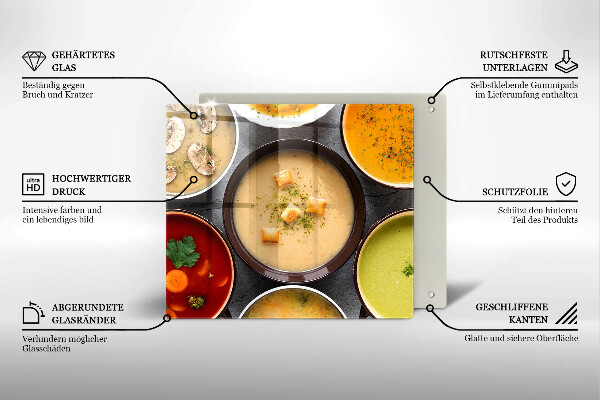 Zaščitna plošča za štedilnik Pisane juhe