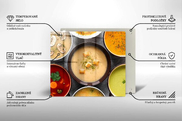 Zaščitna plošča za štedilnik Pisane juhe