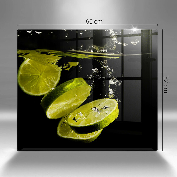 Zaščitna plošča za štedilnik Limete v vodi