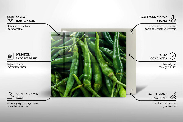 Stenska zaščitna plošča za štedilnik Grahovi stroki