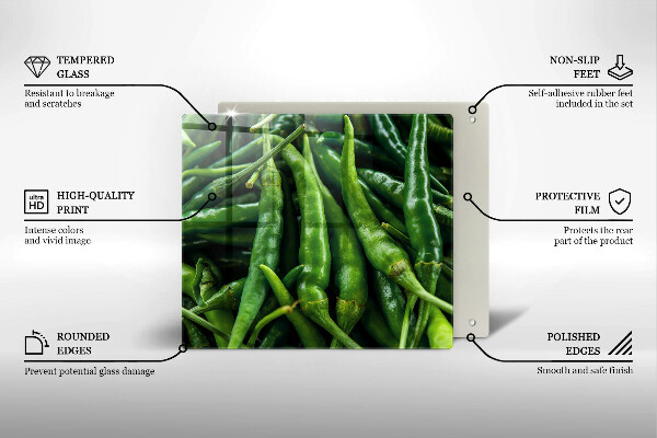 Stenska zaščitna plošča za štedilnik Grahovi stroki