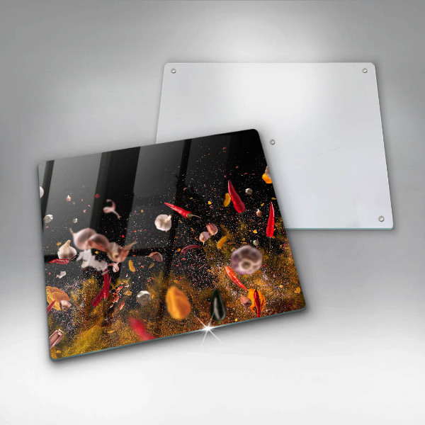 Stenska zaščitna plošča za štedilnik Pekoče začimbe