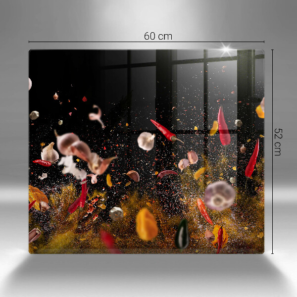 Stenska zaščitna plošča za štedilnik Pekoče začimbe